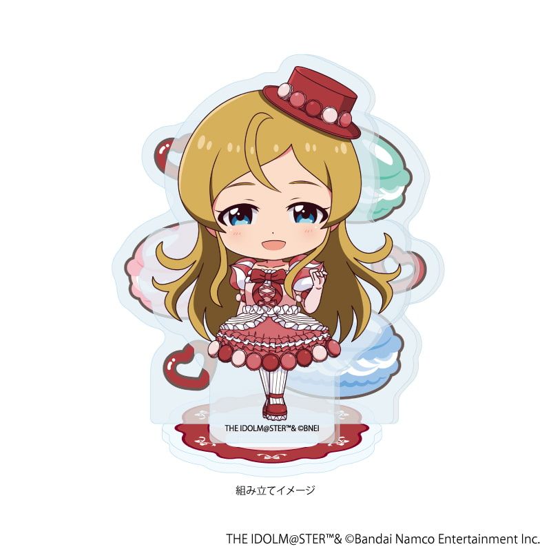 アクリルスタンドプレート「アイドルマスター ミリオンライブ！」47/篠宮 可憐 マカロンドレスver.(ミニキャライラスト)