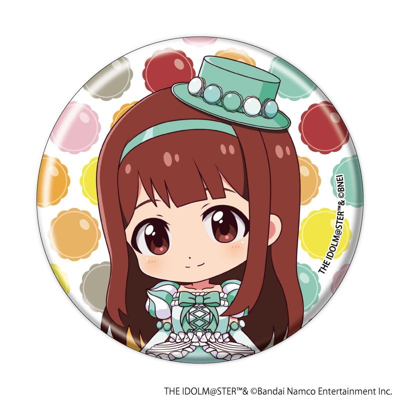 缶バッジ「アイドルマスター ミリオンライブ！」21/マカロンドレスver. コンプリートセット(全7種)(ミニキャライラスト)