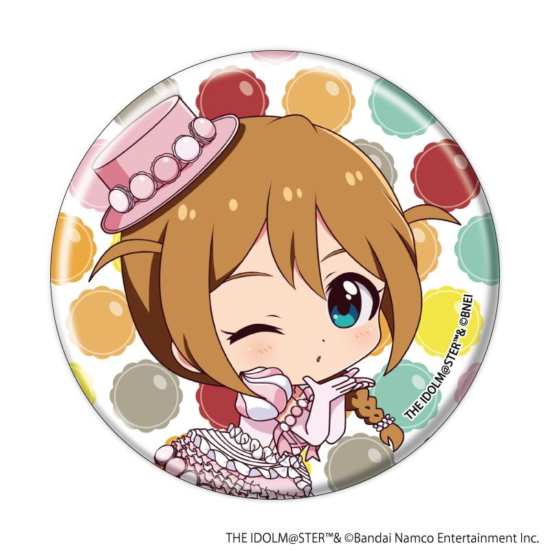 缶バッジ「アイドルマスター ミリオンライブ！」21/マカロンドレスver. コンプリートセット(全7種)(ミニキャライラスト)