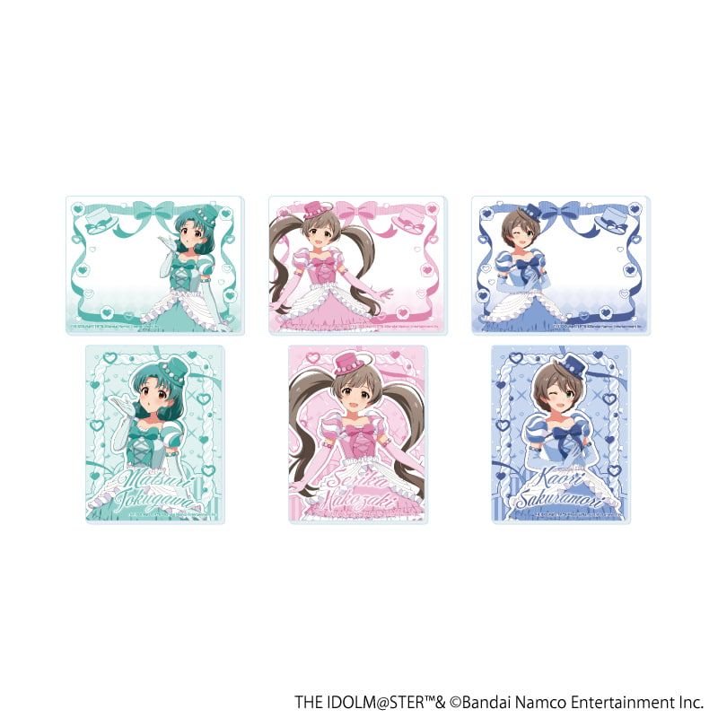 アクリルカード「アイドルマスター ミリオンライブ！」16/マカロンドレスver. コンプリートセット(全6種)(描き下ろしイラスト)