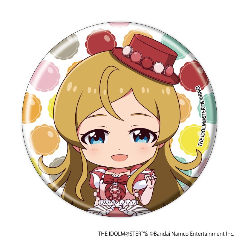 缶バッジ「アイドルマスター ミリオンライブ！」21/マカロンドレスver. トレーディング(7種)(ミニキャライラスト)