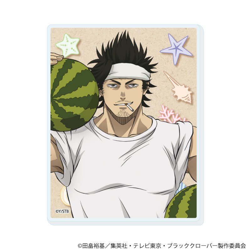 アクリルカード「ブラッククローバー」04/海の家ver. コンプリートセット(全5種)(描き下ろしイラスト)