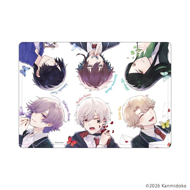 キャラクリアケース「FolieFatale〜病ンデレ男に堕とされる〜」02/集合デザイン(公式イラスト)