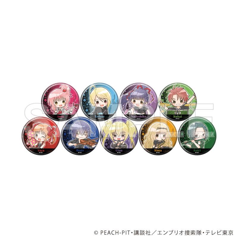 缶バッジ「TVアニメ『しゅごキャラ！』」06/バンドver. ブラインド(9種)(グラフアートイラスト)