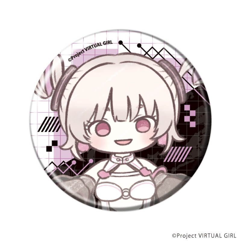缶バッジ「VIRTUAL GIRL @ WORLD'S END」02/コンプリートセット(全6種)(グラフアートイラスト)