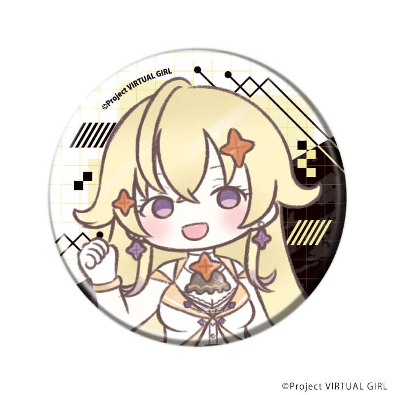 缶バッジ「VIRTUAL GIRL @ WORLD'S END」02/コンプリートセット(全6種)(グラフアートイラスト)