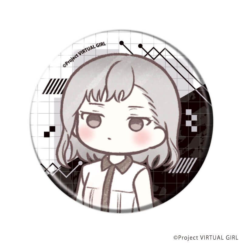 缶バッジ「VIRTUAL GIRL @ WORLD'S END」02/コンプリートセット(全6種)(グラフアートイラスト)
