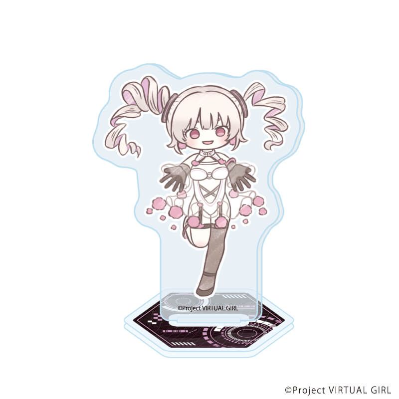 アクリルぷちスタンド「VIRTUAL GIRL @ WORLD'S END」01/ブラインド(6種)(グラフアートイラスト)
