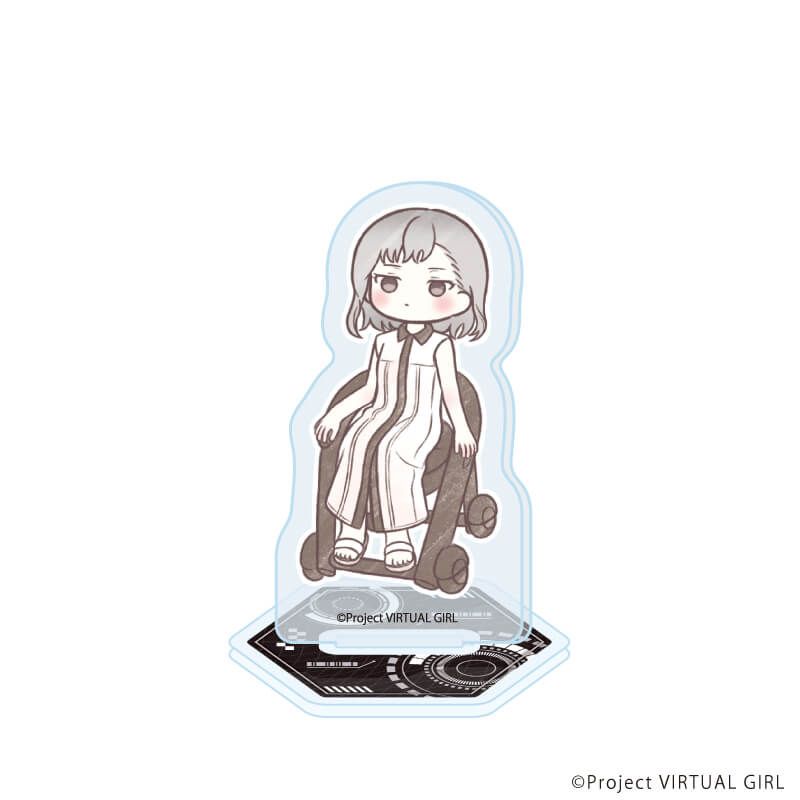 アクリルぷちスタンド「VIRTUAL GIRL @ WORLD'S END」01/ブラインド(6種)(グラフアートイラスト)