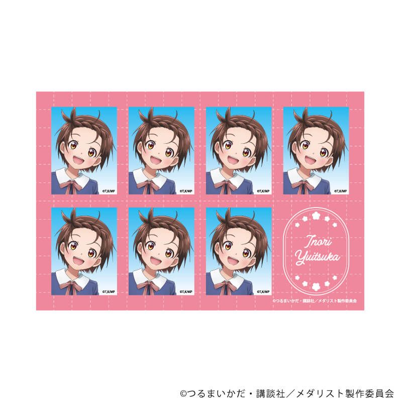 証明写真風シール「TVアニメ『メダリスト』」01/結束いのり(公式イラスト)