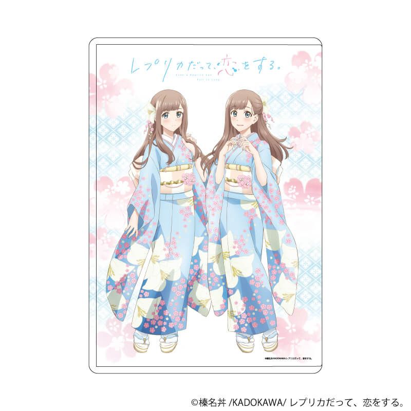 キャラクリアケース「レプリカだって、恋をする。」01/ナオ＆愛川素直(公式イラスト)