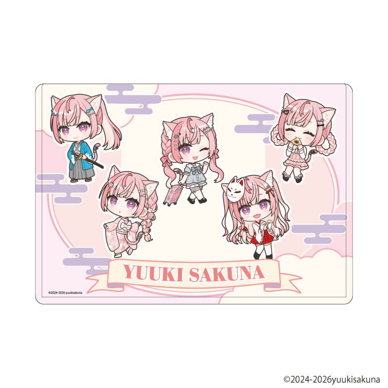 キャラクリアケース「結城さくな」02/旅行ver.(ミニキャライラスト)