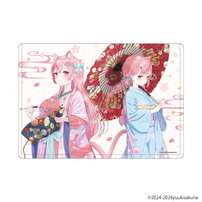 キャラクリアケース「結城さくな」01/十二単&振袖(描き下ろしイラスト)