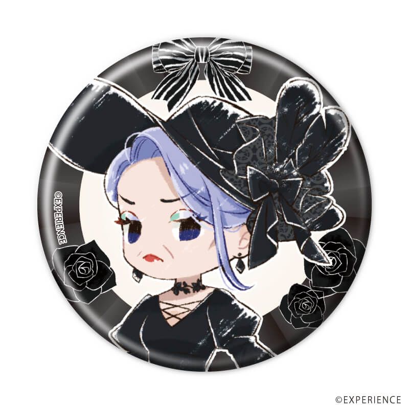 缶バッジ「死印」02/ゴシックストライプver. コンプリートセット(全7種)(グラフアートイラスト)