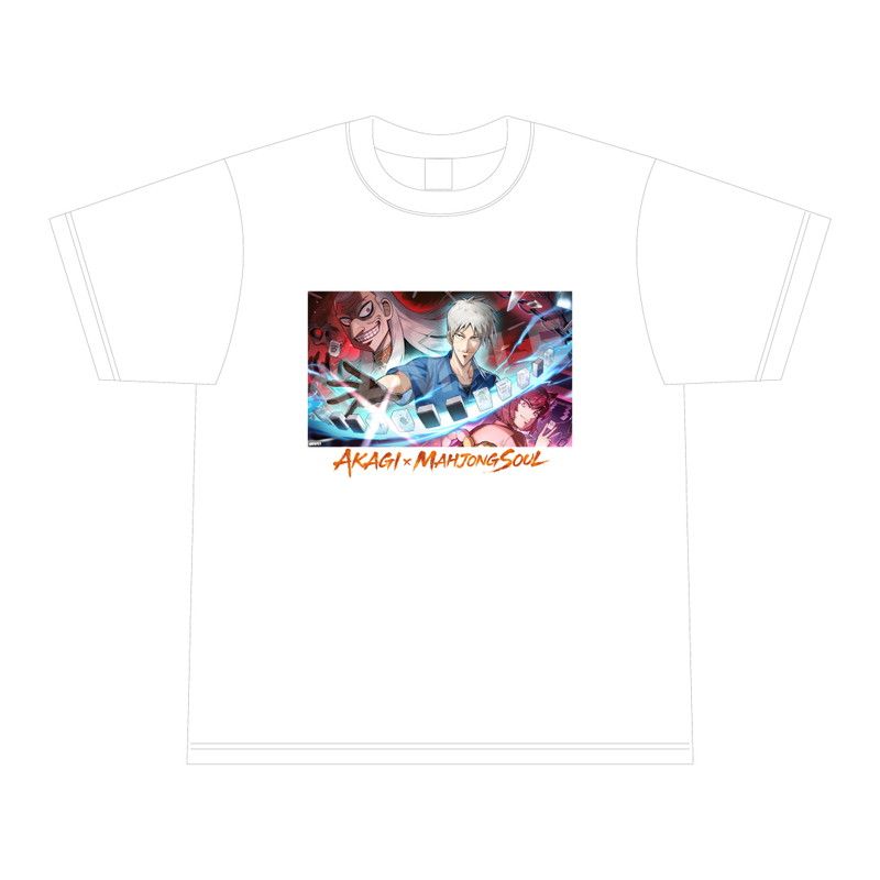 アカギ×雀魂 「復刻コラボ2026」 Tシャツ (L)（アカギ）