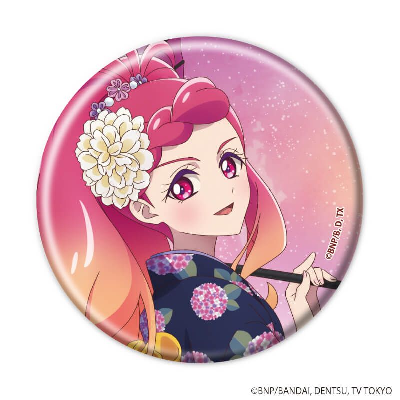 缶バッジ「アイカツフレンズ！」05/梅雨ver. トレーディング(8種)(描き下ろしイラスト)