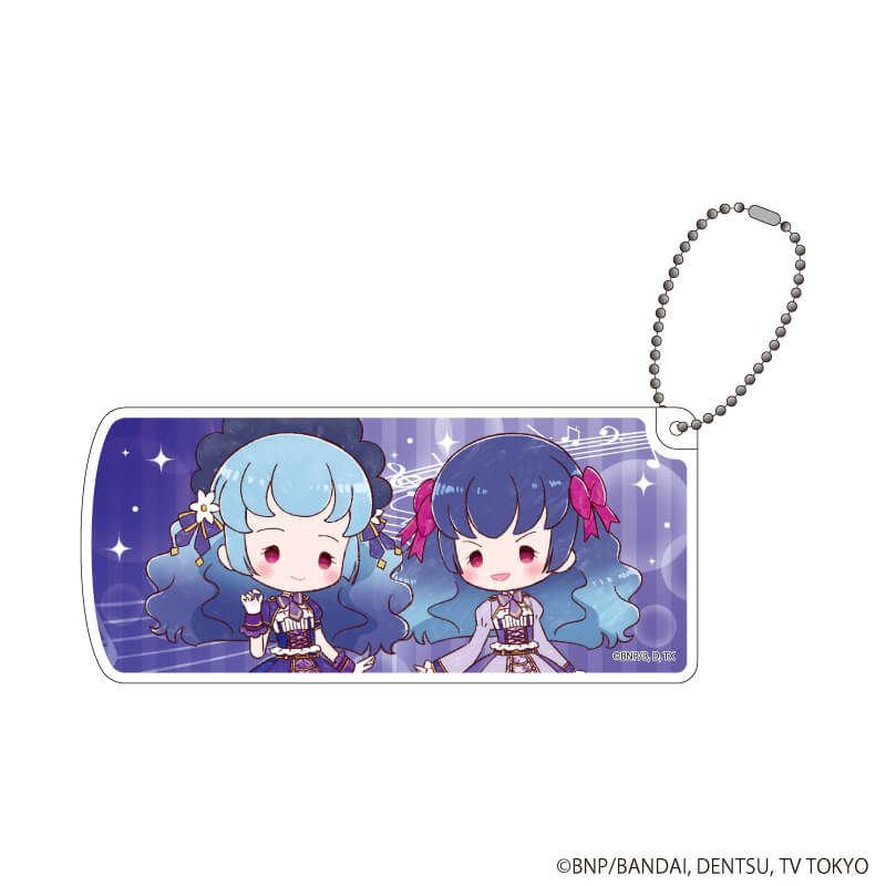 スライド式小物ケース「アイカツフレンズ！」10/さくや＆かぐや(グラフアートイラスト)