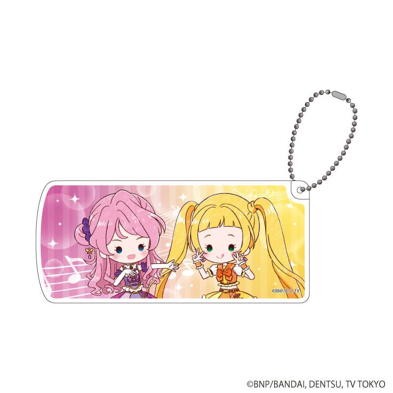 スライド式小物ケース「アイカツフレンズ！」09/舞花＆エマ(グラフアートイラスト)