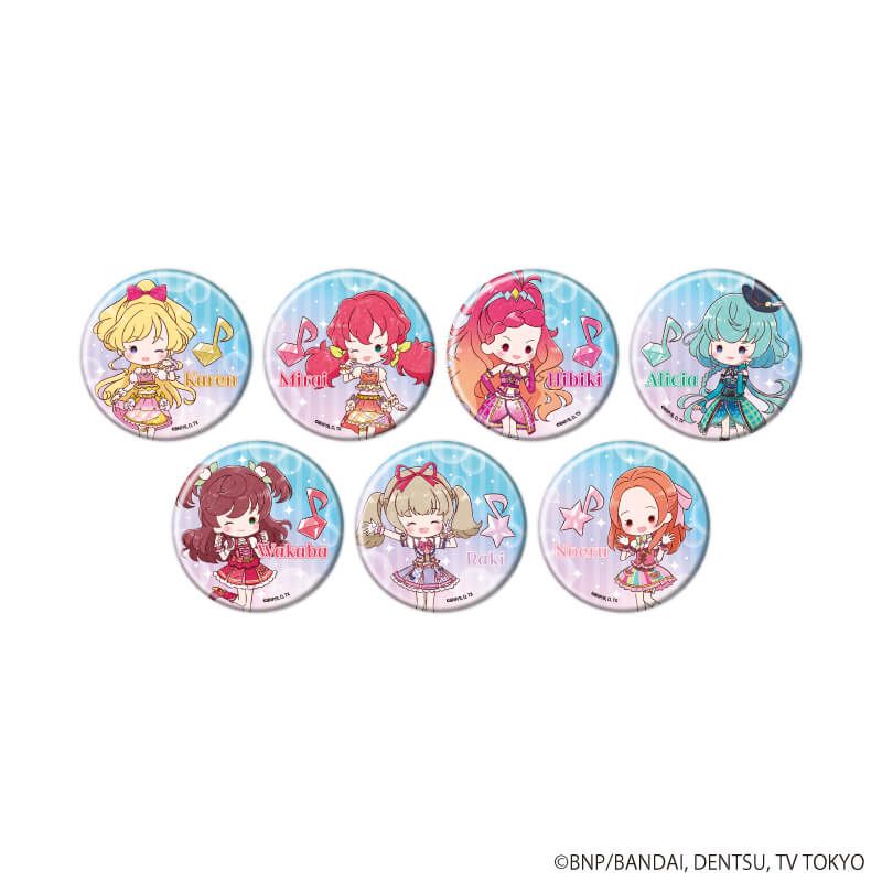 缶バッジ「アイカツフレンズ！＆アイカツオンパレード！」07/コンプリートセット(全7種)(グラフアートイラスト)