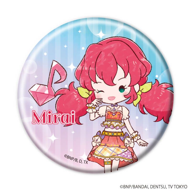 缶バッジ「アイカツフレンズ！＆アイカツオンパレード！」07/トレーディング(7種)(グラフアートイラスト)