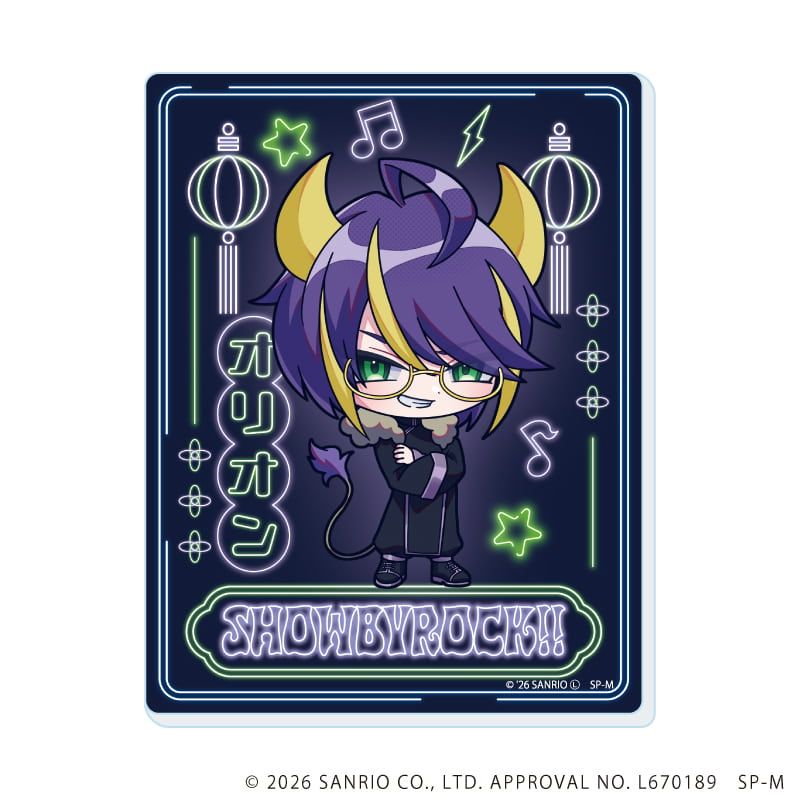 アクリルカード「SHOW BY ROCK!!」44/コンプリートセット(全6種)(ミニキャライラスト)