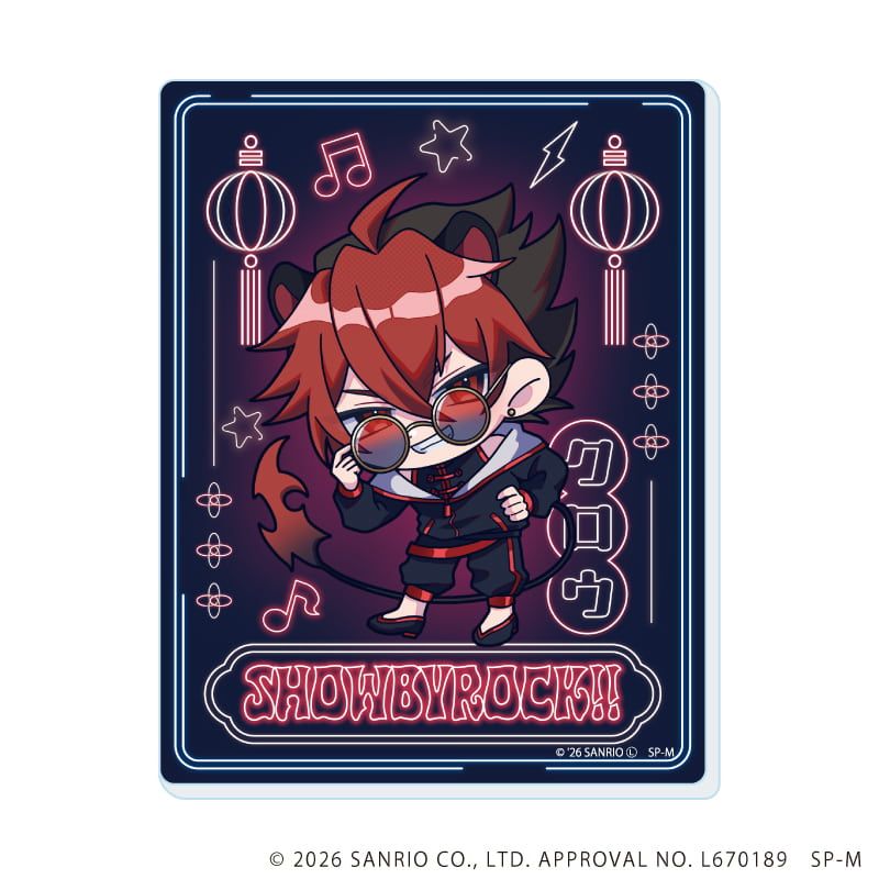 アクリルカード「SHOW BY ROCK!!」44/コンプリートセット(全6種)(ミニキャライラスト)
