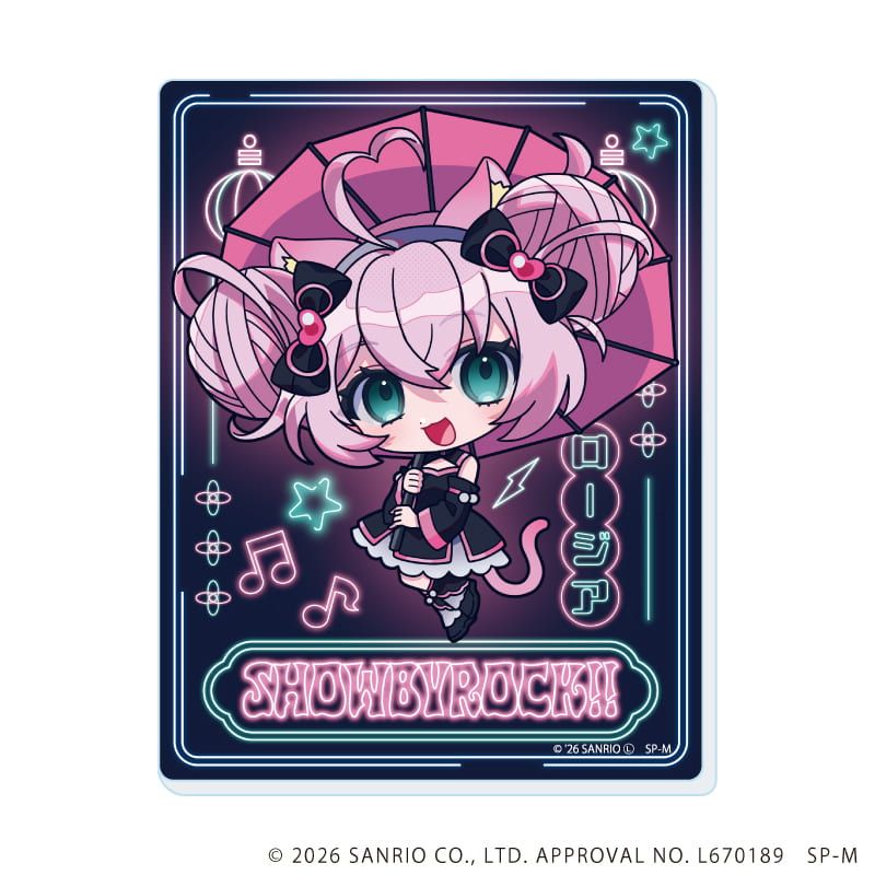アクリルカード「SHOW BY ROCK!!」43/コンプリートセット(全8種)(ミニキャライラスト)