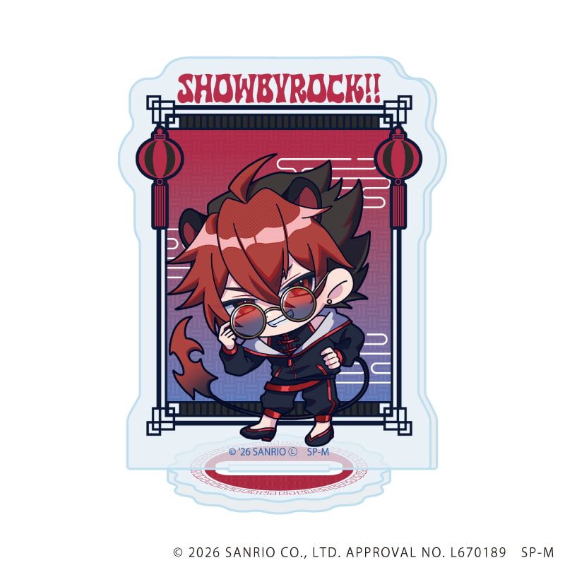 アクリルぷちスタンド「SHOW BY ROCK!!」46/コンプリートセット(全6種)(ミニキャライラスト)
