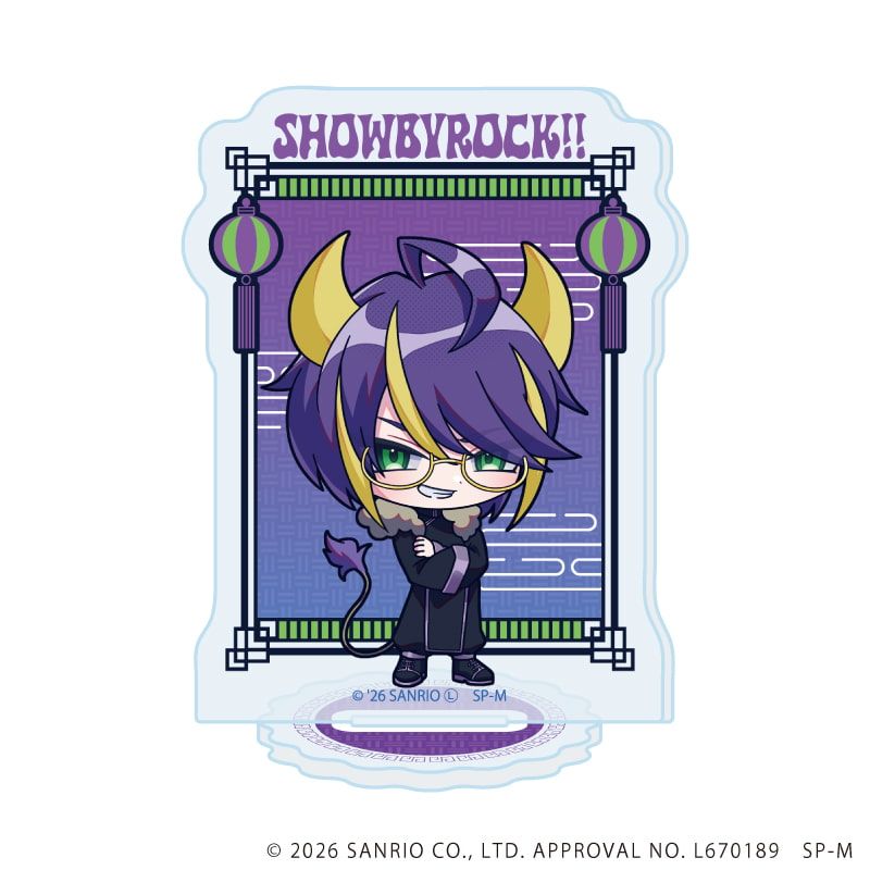 アクリルぷちスタンド「SHOW BY ROCK!!」46/ブラインド(6種)(ミニキャライラスト)