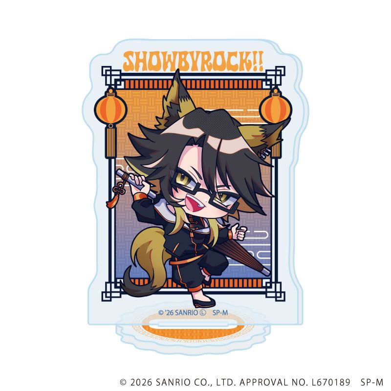 アクリルぷちスタンド「SHOW BY ROCK!!」46/ブラインド(6種)(ミニキャライラスト)