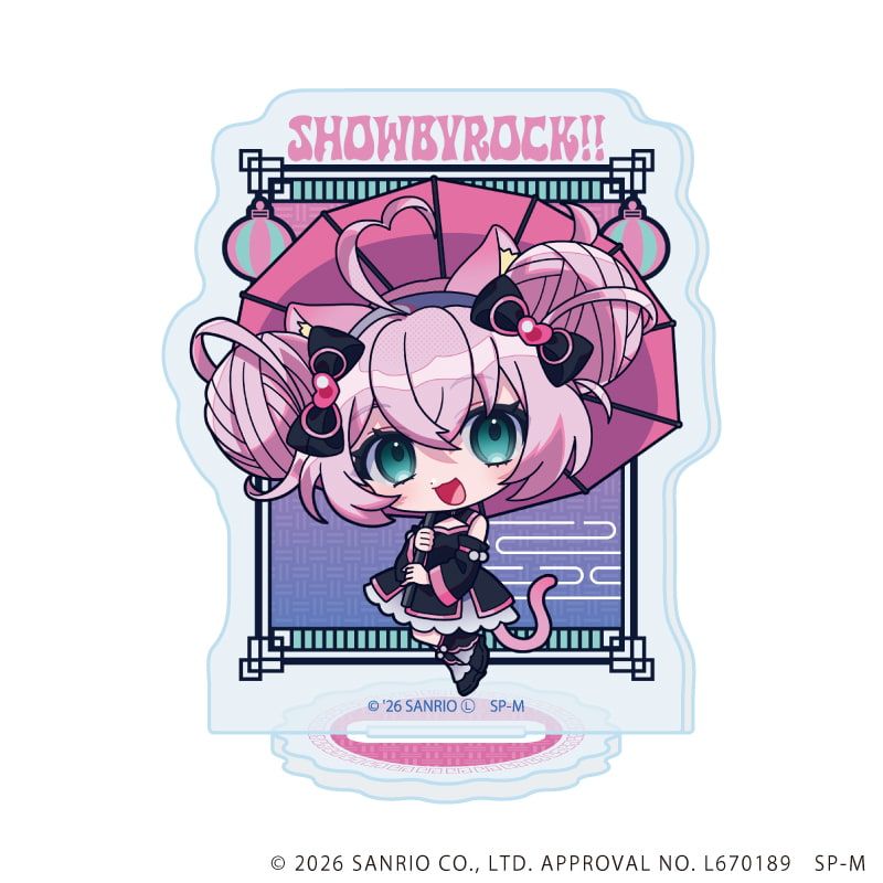 アクリルぷちスタンド「SHOW BY ROCK!!」45/ブラインド(8種)(ミニキャライラスト)