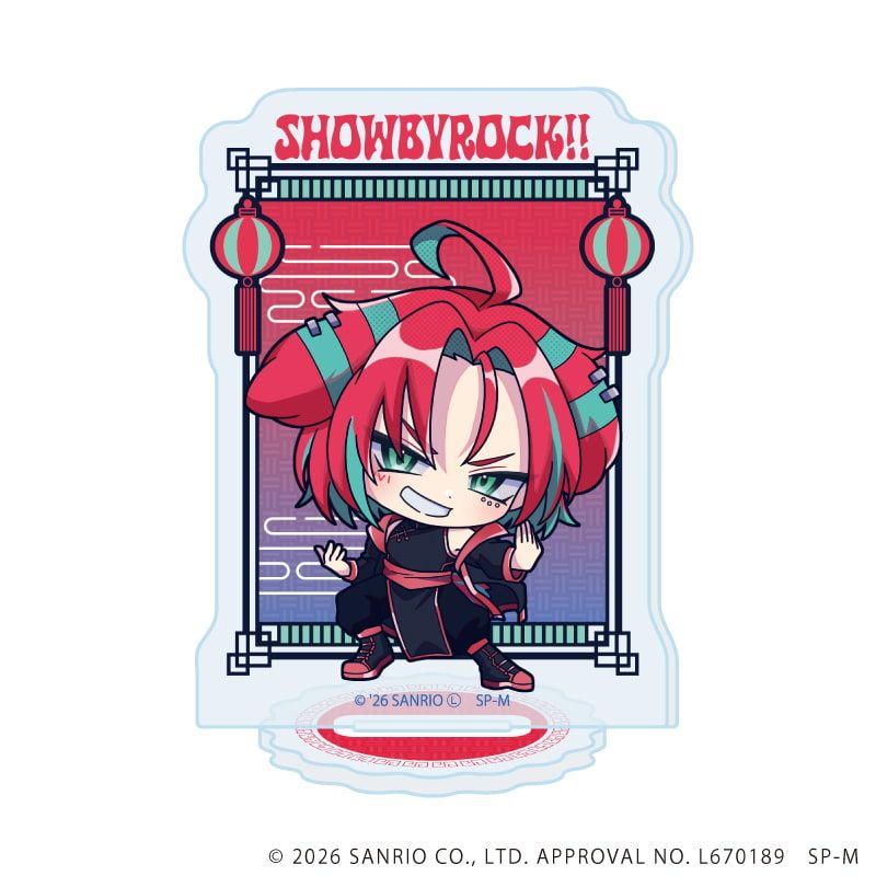 アクリルぷちスタンド「SHOW BY ROCK!!」45/ブラインド(8種)(ミニキャライラスト)
