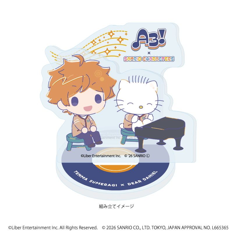 アクリルスタンドプレート「A3!×Sanrio characters」31/皇 天馬×ディアダニエル(コラボイラスト)