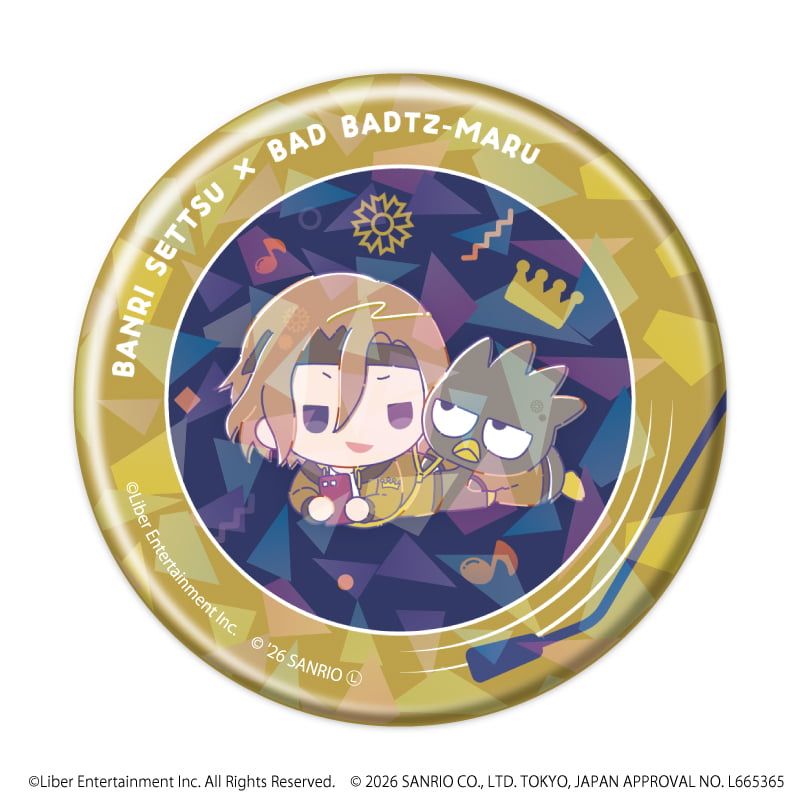 ホログラム缶バッジ(57mm)「A3!×Sanrio characters」02/コンプリート