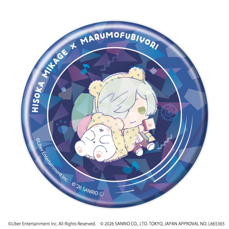ホログラム缶バッジ(57mm)「A3!×Sanrio characters」02/コンプリートセット(全12種)秋組&冬組(コラボイラスト)