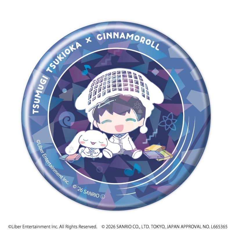 A3! BDホログラム缶バッジ ホログラム缶バッジ(57mm)「A3!×Sanrio characters」02/ブラインド(12