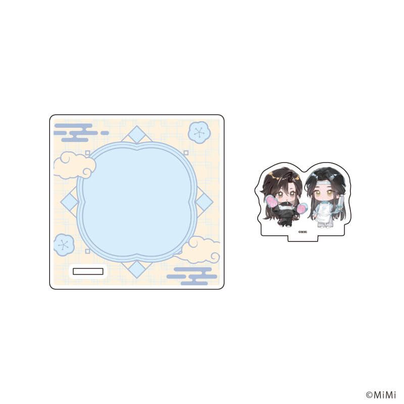 アクリルコースタースタンド「大河幻想ラジオドラマ「魔道祖師」」03/魏無羨&藍忘機 ジャージver.(ミニキャライラスト)