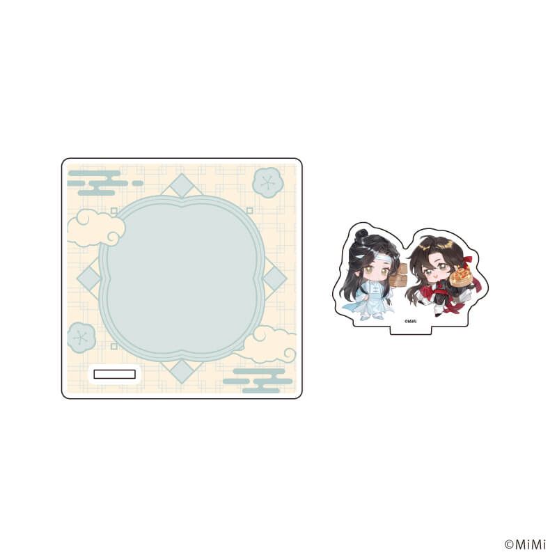 アクリルコースタースタンド「大河幻想ラジオドラマ「魔道祖師」」02/魏無羨&藍忘機 中華飯店ver.(ミニキャライラスト)