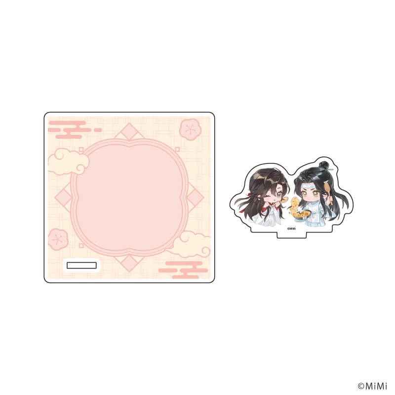 アクリルコースタースタンド「大河幻想ラジオドラマ「魔道祖師」」01/魏無羨&藍忘機 隠居ver.(ミニキャライラスト)