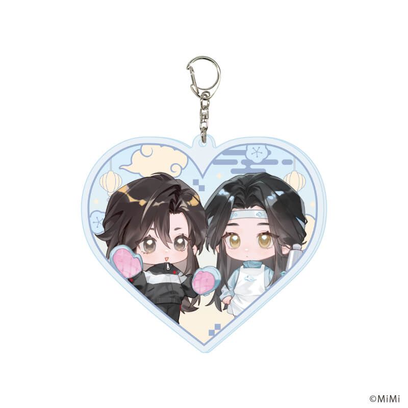 デカアクリルキーホルダー「大河幻想ラジオドラマ「魔道祖師」」09/魏無羨&藍忘機 ジャージver.(ミニキャライラスト)