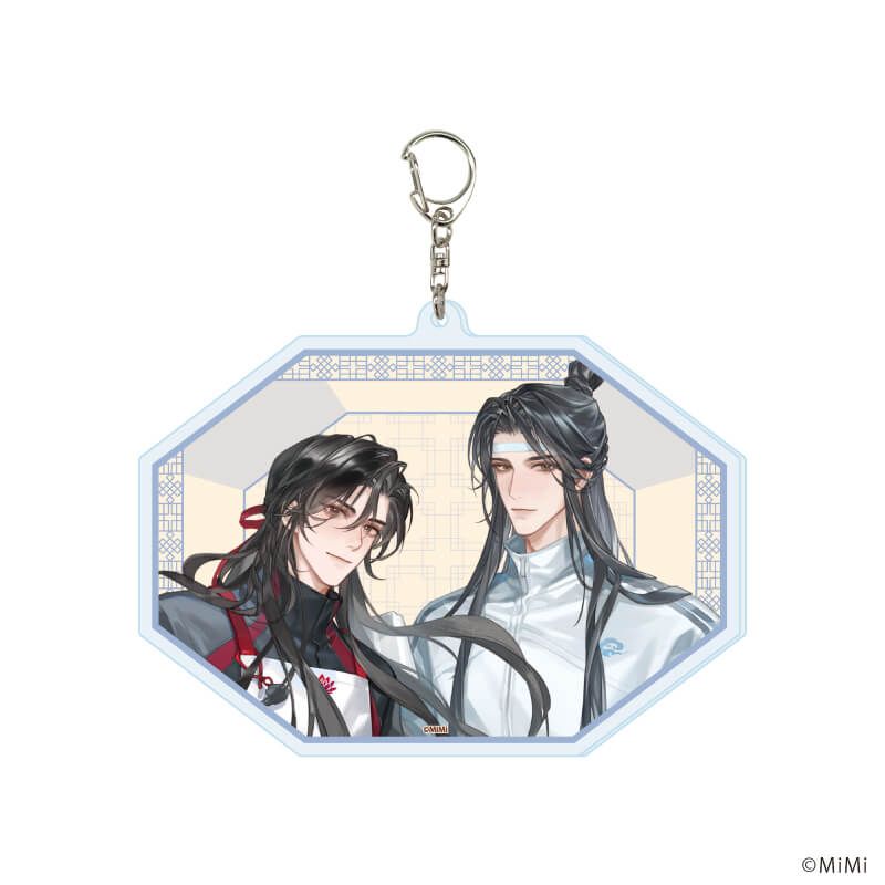 デカアクリルキーホルダー「大河幻想ラジオドラマ「魔道祖師」」06/魏無羨&藍忘機 ジャージver.(描き下ろしイラスト)