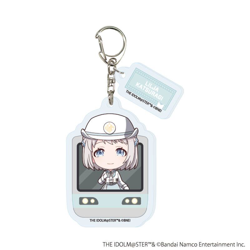 パーツ付きアクリルキーホルダー「学園アイドルマスター」03/駅員風衣装ver. コンプリートセット(全13種)(ミニキャライラスト)