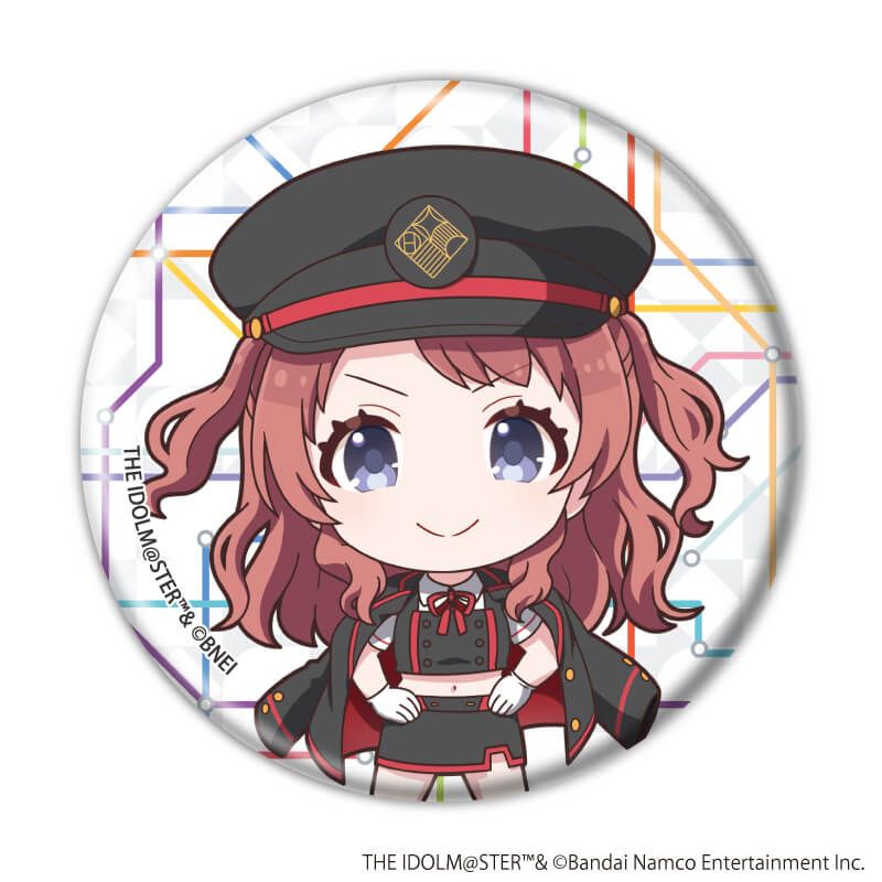 缶バッジ「学園アイドルマスター」06/駅員風衣装ver. コンプリートセット(全13種)(ミニキャライラスト)