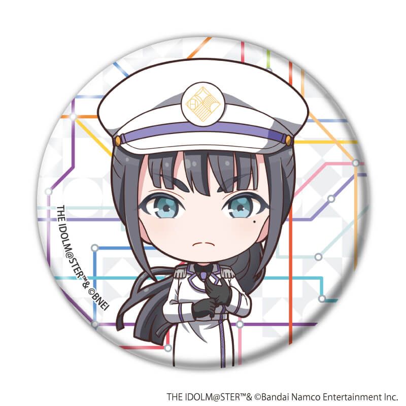 缶バッジ「学園アイドルマスター」06/駅員風衣装ver. コンプリートセット(全13種)(ミニキャライラスト)