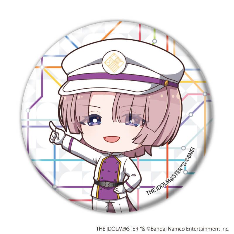 缶バッジ「学園アイドルマスター」06/駅員風衣装ver. コンプリートセット(全13種)(ミニキャライラスト)