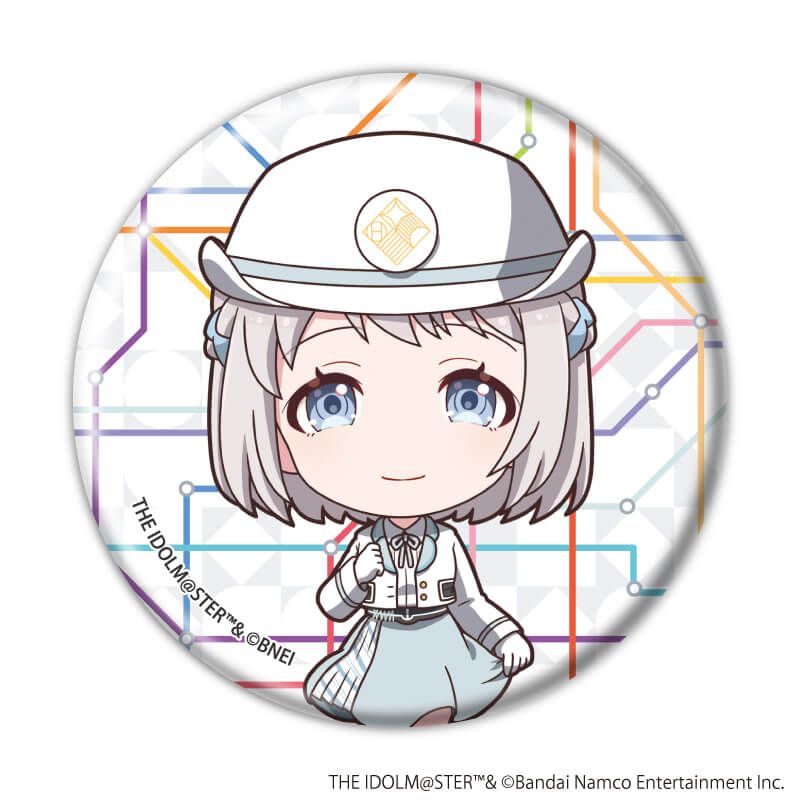 缶バッジ「学園アイドルマスター」06/駅員風衣装ver. コンプリートセット(全13種)(ミニキャライラスト)
