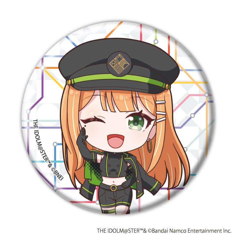 缶バッジ「学園アイドルマスター」06/駅員風衣装ver. コンプリートセット(全13種)(ミニキャライラスト)