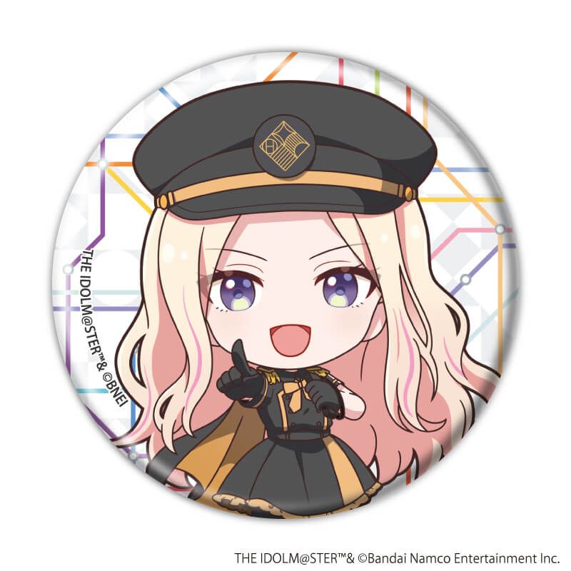 缶バッジ「学園アイドルマスター」06/駅員風衣装ver. コンプリートセット(全13種)(ミニキャライラスト)