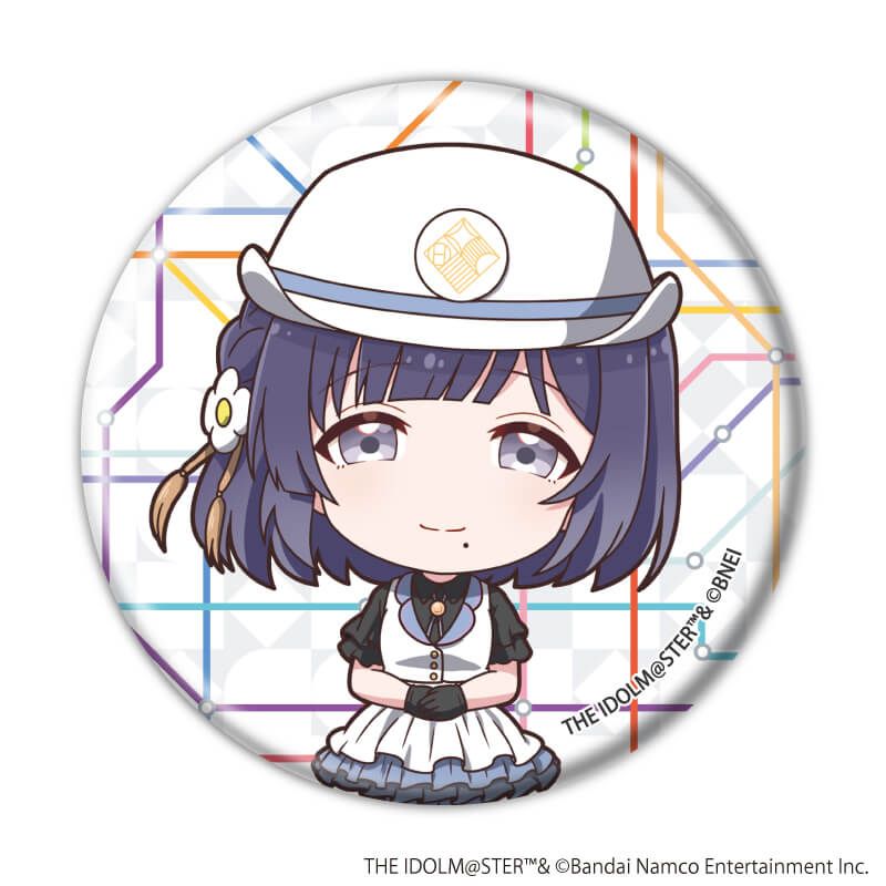 缶バッジ「学園アイドルマスター」06/駅員風衣装ver. コンプリートセット(全13種)(ミニキャライラスト)