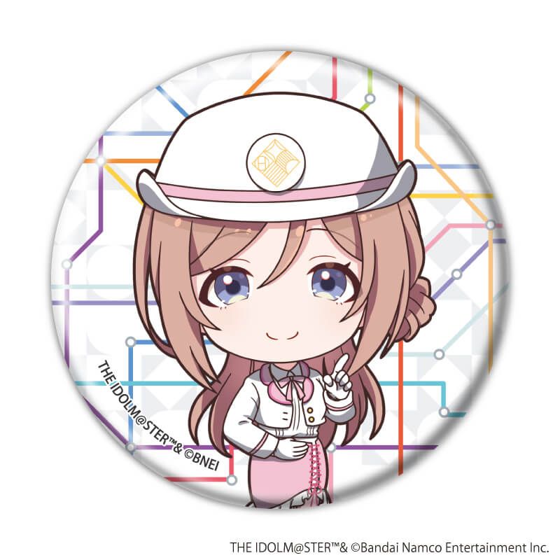 缶バッジ「学園アイドルマスター」06/駅員風衣装ver. コンプリートセット(全13種)(ミニキャライラスト)